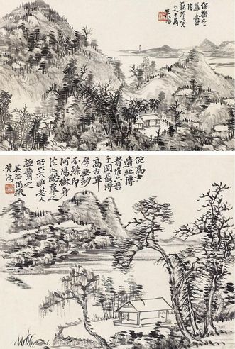 吴伯滔 山水