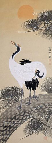 陈之佛 松鹤