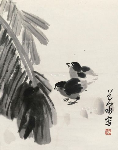 鍾道泉 芭蕉小鸡