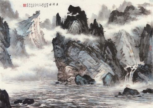 杨鸿坤 出峡图