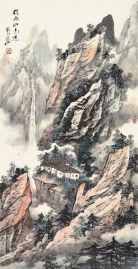 邓惠伯 山水