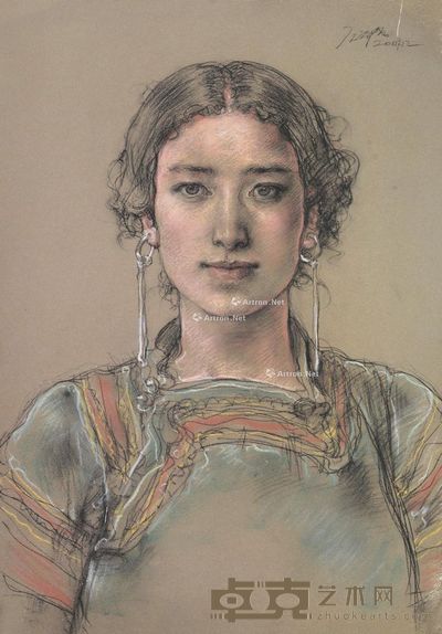 庞茂琨 人物 55×39cm