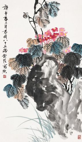 钱君陶 花卉
