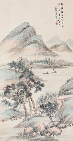 杨伯润 山水