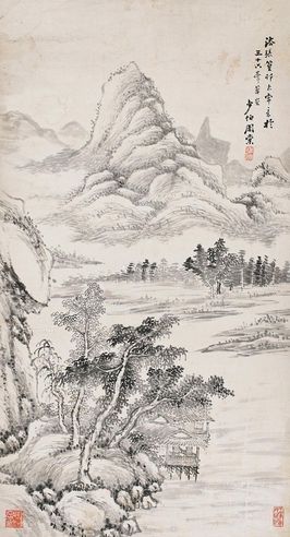 周棠 山水