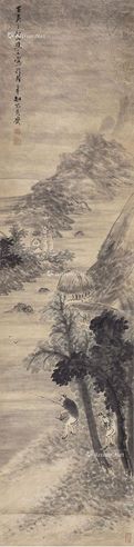 吴淦 山水