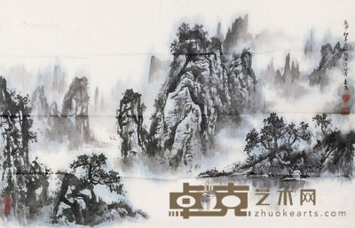 崔森茂 山水 56×86cm