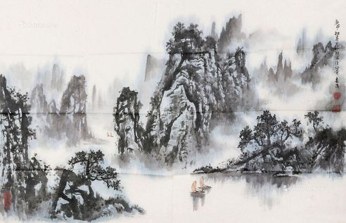 崔森茂 山水