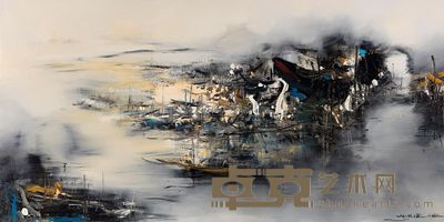 刘玖通 水乡印象 90×180cm