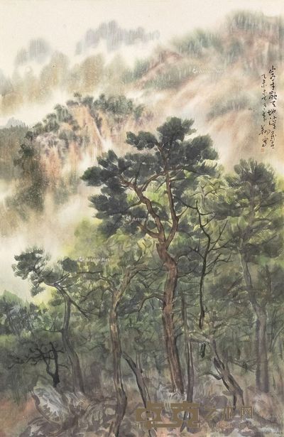 李翔 山雨才歇天地清 69×45cm