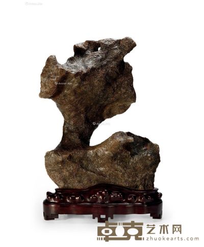 琅琊石摆件『浮云』 高65cm