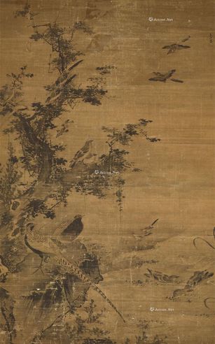 王世昌 群鸟伴木