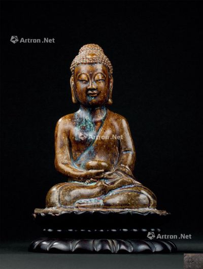 宋代(960-1279) 窑变釉药师佛像