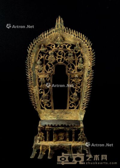 北魏(386-534) 青铜佛背光 高50cm