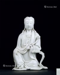 清代(1644-1911) 德化窑观音座像