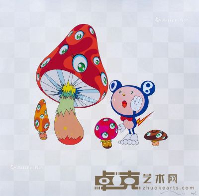 村上 隆 HOYOYO 1998 版画 49.5×49.5cm