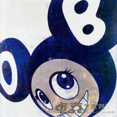 村上 隆 And Then Blue 1996 版画 49.5×49.5cm