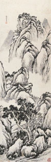 汪昉 山水