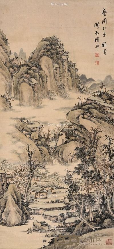 项绅 山水 92.5×42cm