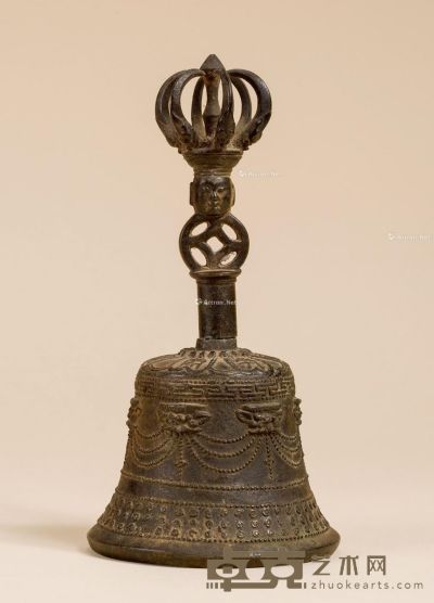15世纪 梵文 金刚铃 高18cm
