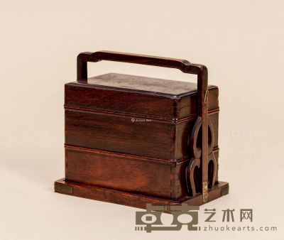 清代 黄花梨小提盒 13.5×12.5cm