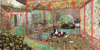 方向 红楼秋叶图 69×137cm