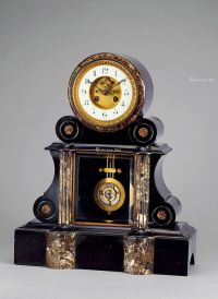 1880年 黑理石台钟