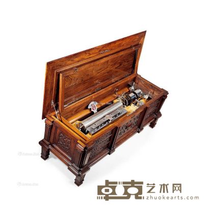 1880年 多轴八音盒 41×115×43cm