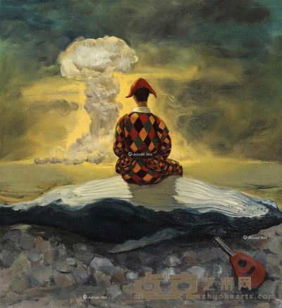王宇婷 戏剧关系之人造风景 110×100cm
