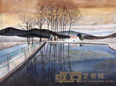 刘永琨 水边的风景 60×80cm