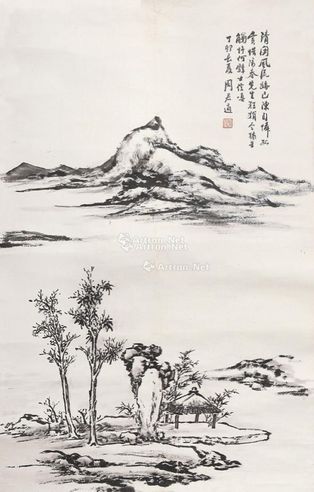 周君适 山水