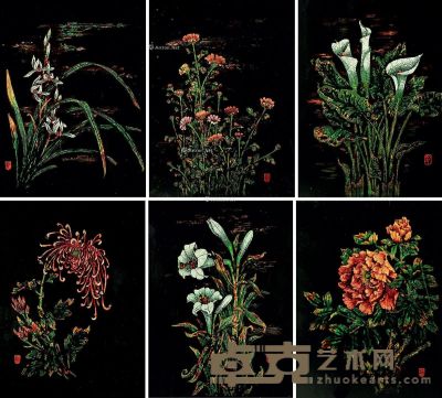 郑修钤 花卉系列 29.5×22cm