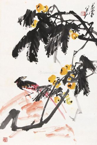 李开麟 枇杷绶带