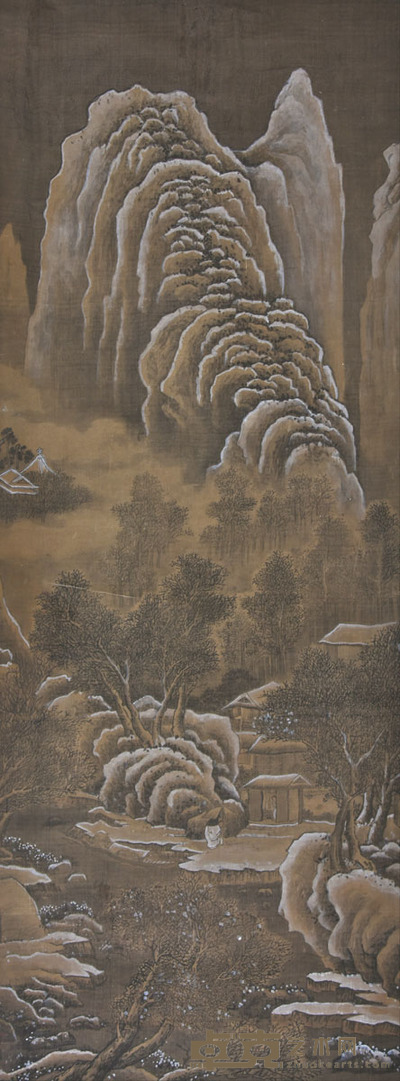佚名 山水 151×57cm 约7.7平尺