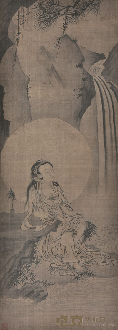 佚名 仕女 113×41cm 约4.2平尺
