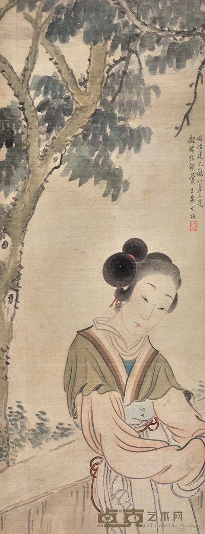 包栋 仕女 80×32cm 约2.3平尺