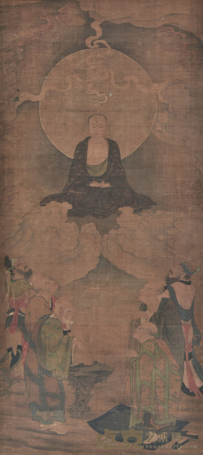 佚名 佛像 103×46cm 约4.3平尺