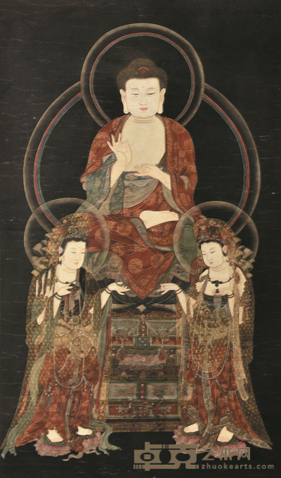 佚名 佛像 172×87cm 约13.5平尺