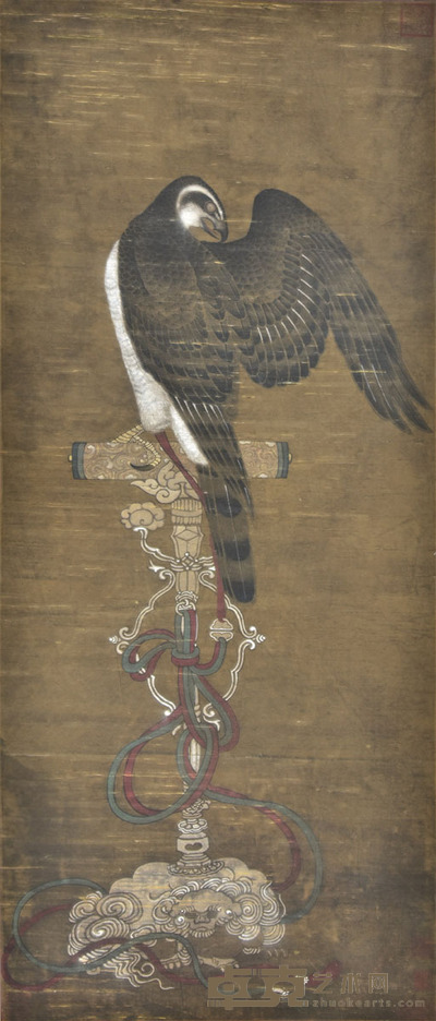 佚名 鹰 101×42cm 约3.8平尺