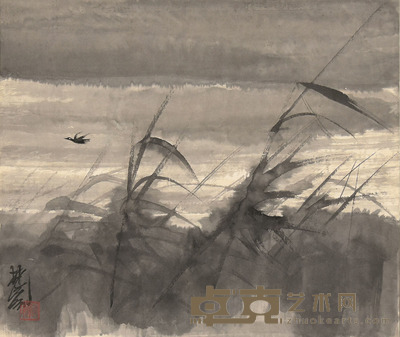林风眠 野趣 38×45cm 约1.5平尺