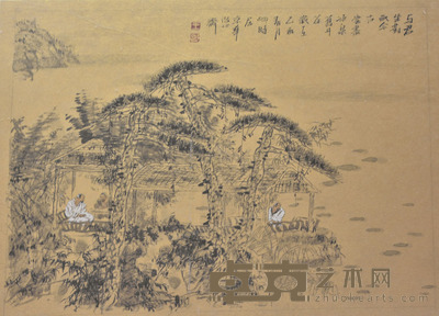 王明明 松霖春晚 31×40cm 约1.1平尺