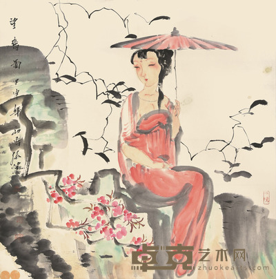 张望 人物 68×67cm 约4.1平尺