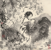 吴山明 春韵