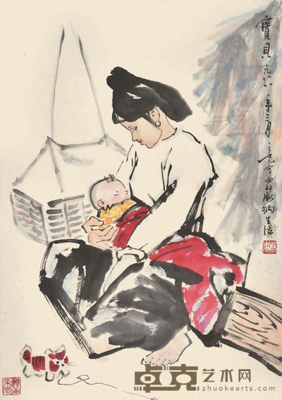 杨之光 宝贝 69×48cm 约3.0平尺