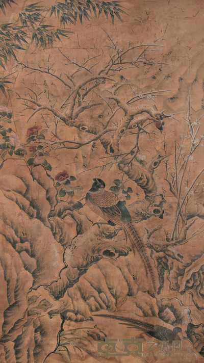 佚名 五伦图 181×100cm 约16.3平尺