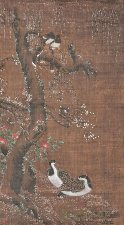 佚名 宋人花鸟 78×43cm 约3.0平尺