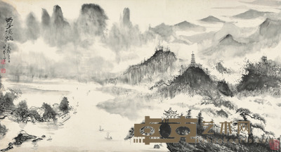 秦岭云 西子淡粧 54×99cm 约4.8平尺