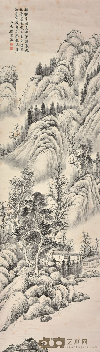 徐宗浩 山水 160×46cm 约6.6平尺