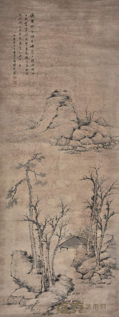 项圣谟 千峰竞秀 167×62cm 约9.3平尺