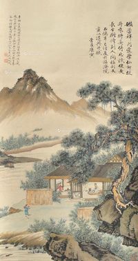 吴湖帆 山水人物